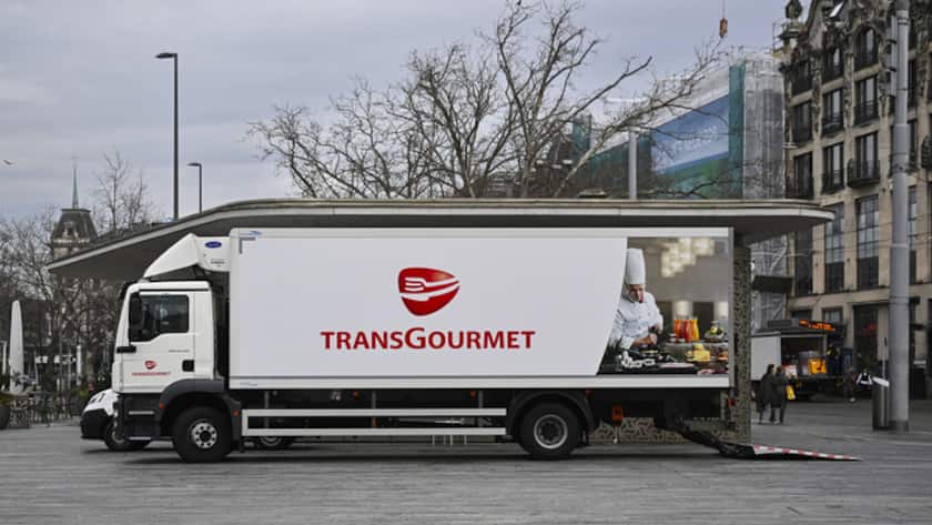 Transgourmet Lastwagen in Zürich