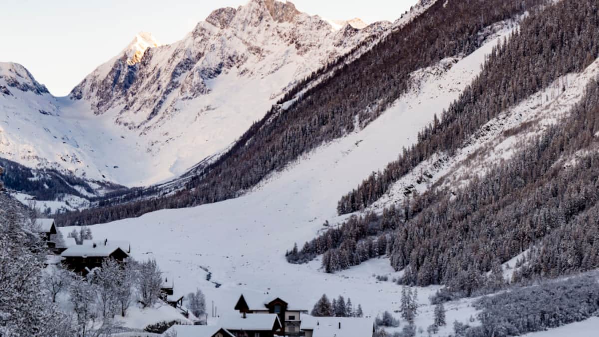 Lötschental ist nach Bergsturz bereit für Wintertouristen