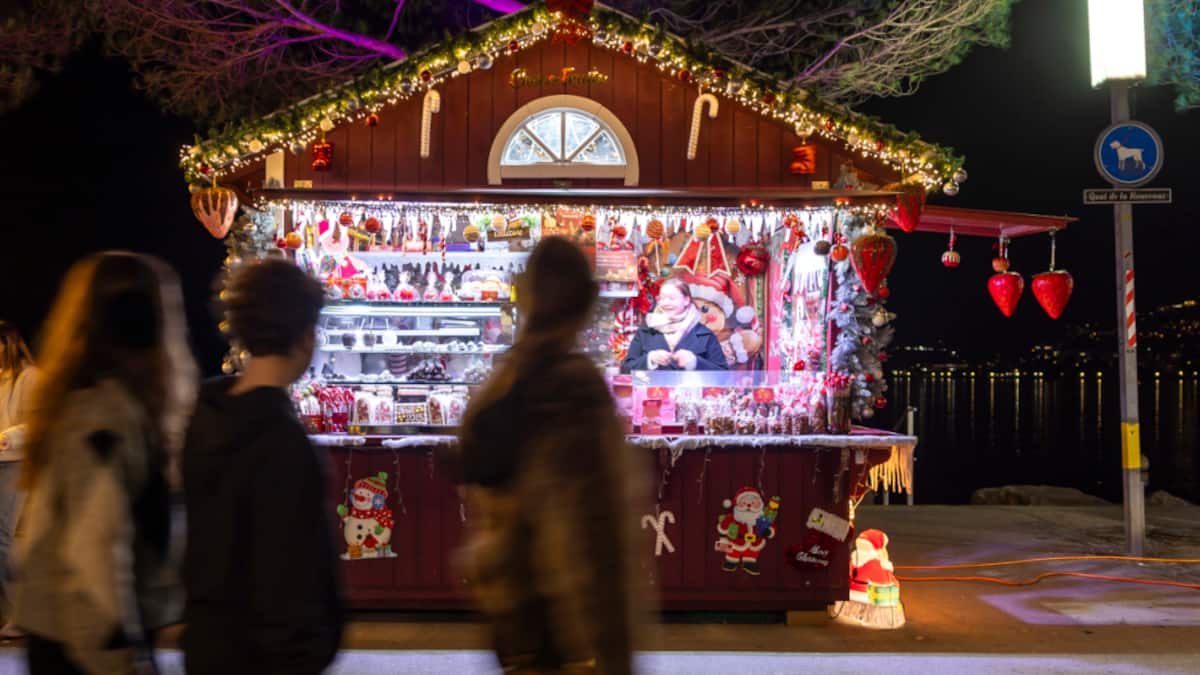 Mehr als eine halbe Million Menschen am Weihnachtsmarkt in Montreux