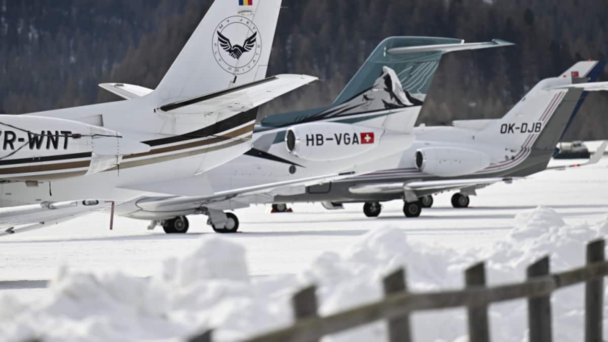 Privatflüge ans WEF in Davos GR nehmen laut Greenpeace zu