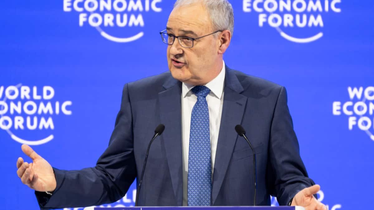 Bundespräsident dankt bei WEF-Eröffnung für Crans-Montana-Hilfe