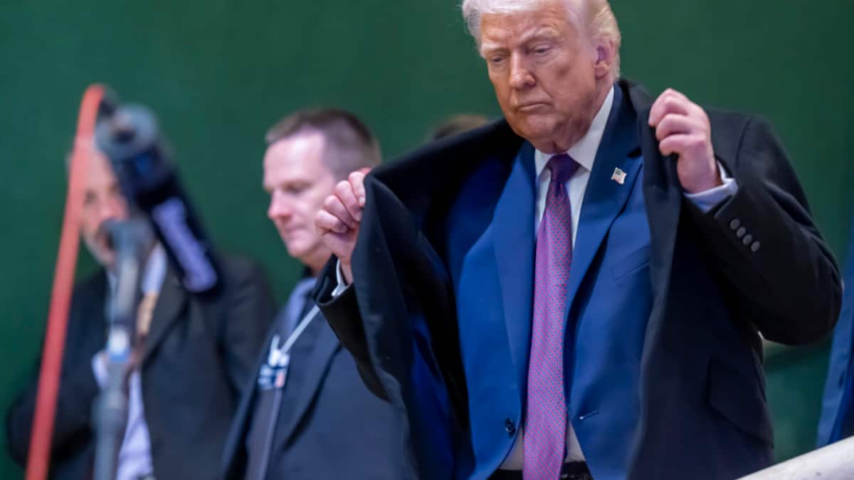 US-Präsident Donald Trump macht sich auf den Heimweg vom WEF