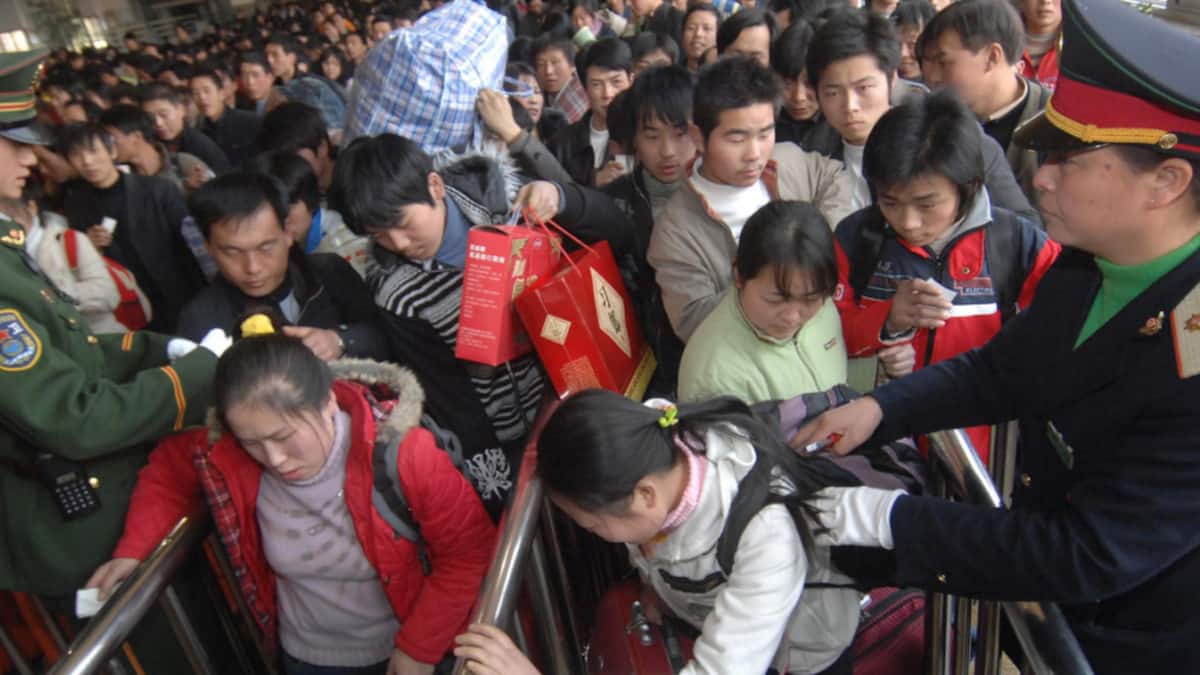 Rekord-Reiseverkehr zum chinesischen Neujahrsfest erwartet