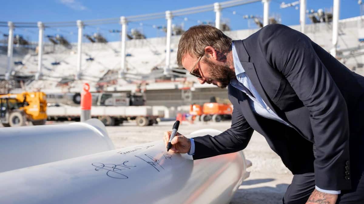 Thurgauer Stahlfirma baut David Beckhams neues Superstadion