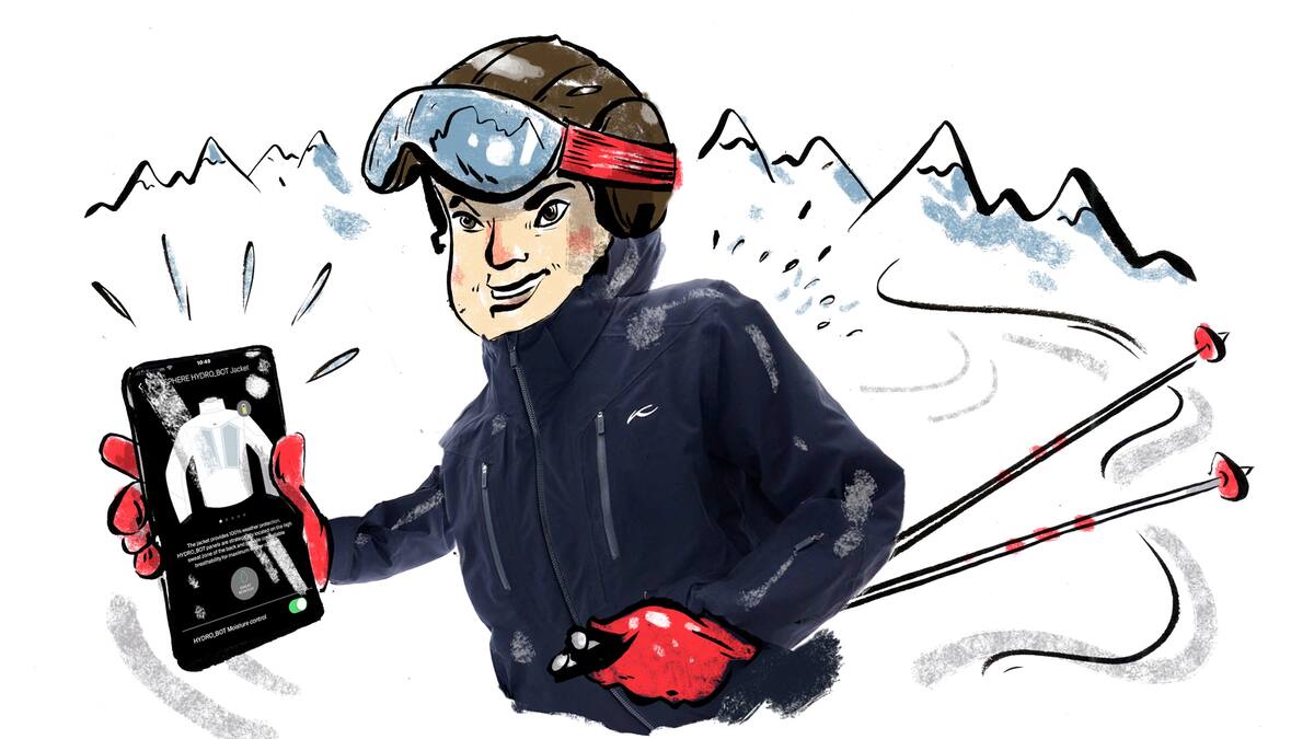 Trocken zu Tal Die Kjus Skijacke im Crashtest BILANZ