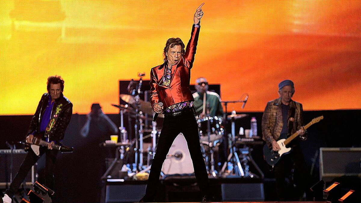 Sänger Mick Jagger hat Corona Der Auftritt der Rolling Stones in Bern