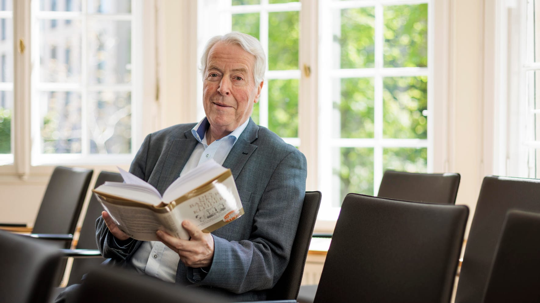 Martin Hellwig, Ehemaliger Direktor am Max-Planck-Institut zur Erforschung von Gemeinschaftsguetern, Bonn 03 May 2023. ||Â (c) Christoph Papsch - www.christoph-papsch.de