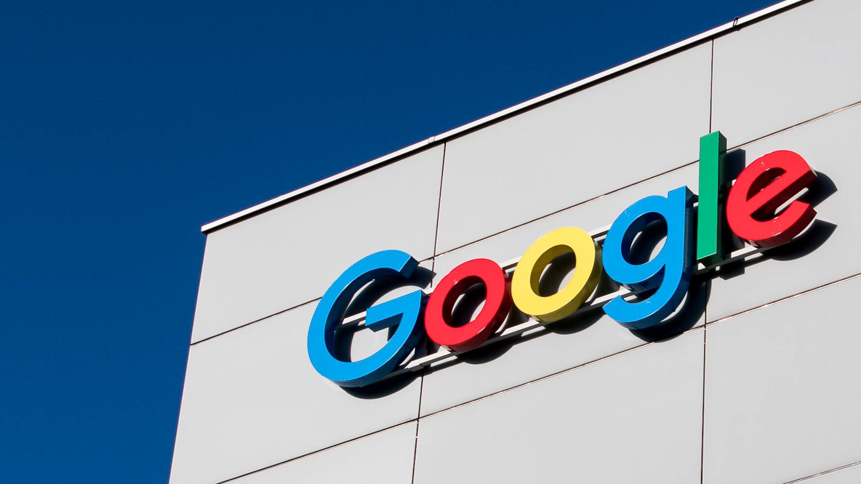 ZURICH,SWITZERLAND - JANUARY 1:  Google logo is photographed at the company's headquarters during a sunny day on January 1, 2018 in Zurich, Switzerland. (Photo by S3studio/Getty Images)