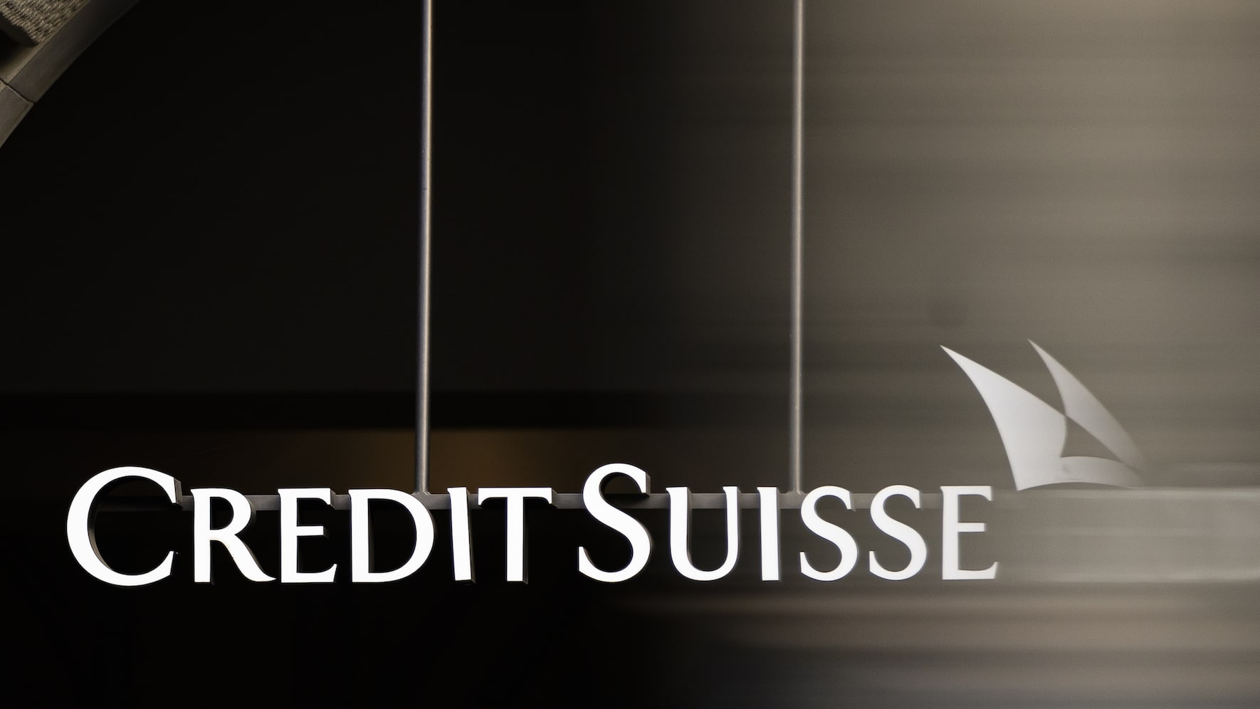 The logo of Swiss bank Credit Suisse is seen at their headquarters in Zurich, Switzerland on Thursday, October 27, 2022. (KEYSTONE/Michael Buholzer)