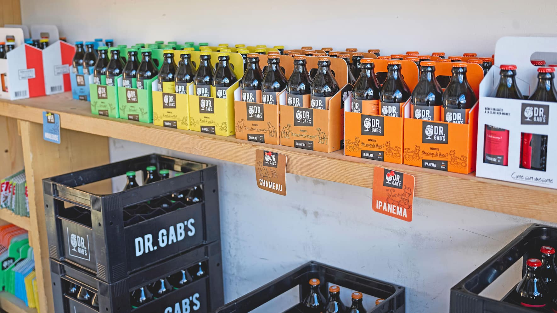 Bierkisten von Dr. Gab's