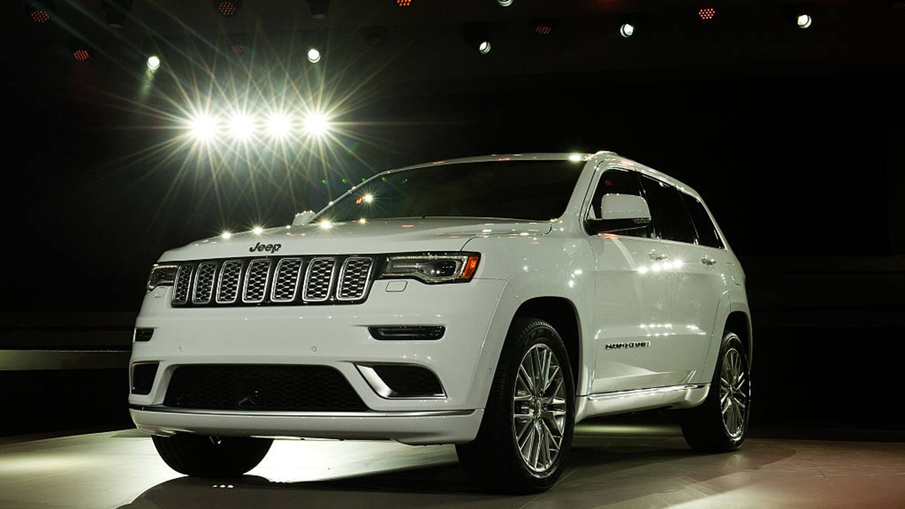 NEW YORK, NY - MARCH 23: The Summit version of the Jeep Grand Cherokee is introduced at the New York International Auto Show at the Javits Center on March 23, 2016 in New York City. Head of Jeep Brand Mike Manley introduced the Summit, a model built for luxury, as well as the Trailhawk, a model built for off-road use.(Photo by Bryan Thomas/Getty Images)
