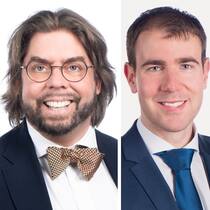 Nils Hafner und Florian Schreiber, Co-Studienleiter des IFZ-Weiterbildungslehrgangs CAS Future of Insurance