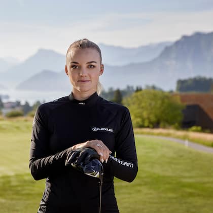 Profigolferin Vanessa Knecht träumt von der grossen Karriere Lexus Vanessa Knecht