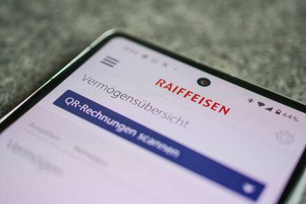 Banking auf dem Handy: Smartphone App von Raiffeisen