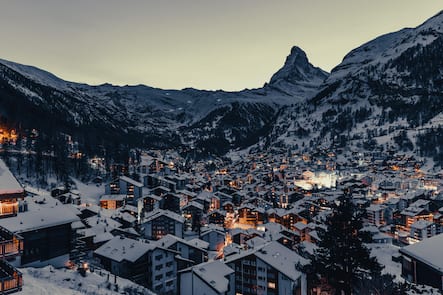 Zermatt am Fusse des Matterhorns.