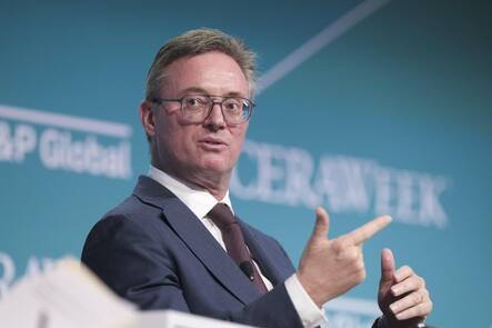 Jeremy Weir, chief executive officer of Trafigura Group Ltd., during the 2023 CERAWeek by S&P Global conference in Houston, Texas, US, on Monday, March 6, 2023. The global energy industry is facing a welter of uncertainty and change -- driven by the effects of the global pandemic; shifting geopolitics and a war launched by one of the world's major energy powers; high energy prices; supply chain and infrastructure constraints; and economic instability. Photographer: F. Carter Smith/Bloomberg