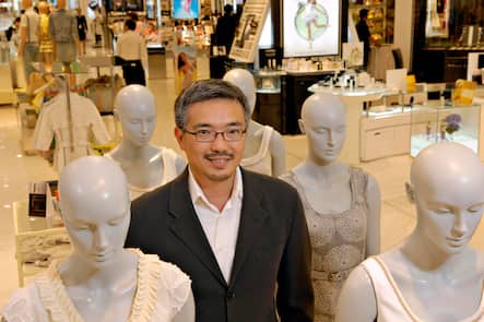 BANGKOK, THAILAND - 2007/06/28: Tos Chirathivat, CEO of Central Retail Corporation Ltd in the Central Department store in Chidlom, one of the company's many large department store retail outlets.. (Photo by Peter Charlesworth/LightRocket via Getty Images)