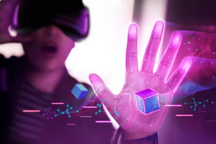 Metaverse - virtuelle Realität - VR - AR