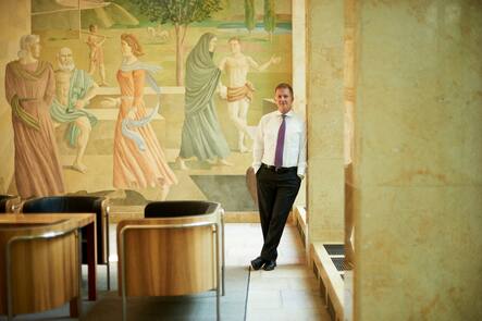 Swiss Life CIO Stefan Mächler am Hauptsitz des Lebensversicherers