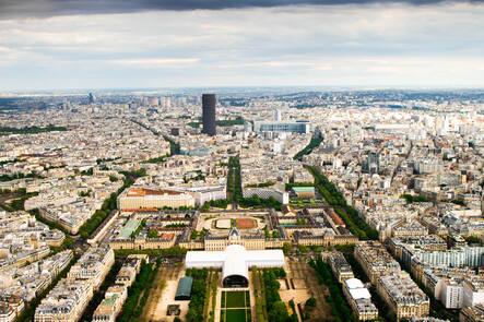 Luftaufnahme von Paris