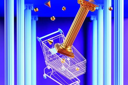 Illustration der 3a Fonds - die goldige Säule