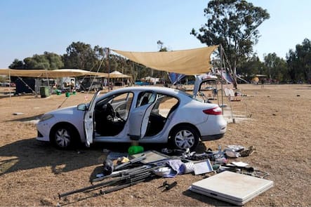 Hamas-Terroristen griffen unter anderem ein Musikfestival in Israel an und töteten und verschleppten viele Menschen.