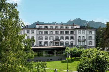 Waldhaus Flims Resort Park: Nicht nur das Hotel selber, auch der Spa-Bereich und die Restaurants bleiben für die Dauer zu