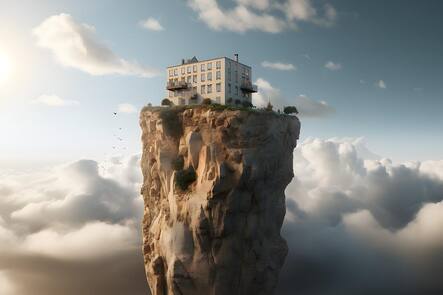 Viele Interessentinnen und Interessenten buhlen um zu wenige Wohnungen. Dieses Bild wurde mit Hilfe des KI-Modells Midjourney erstellt und von einem Menschen überprüft.