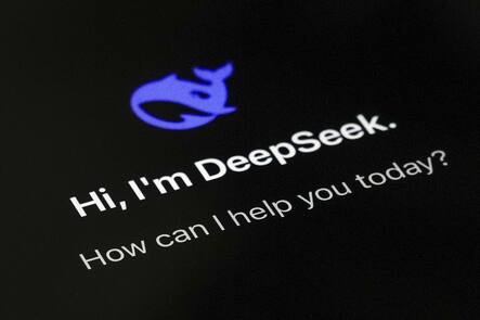 The smartphone apps DeepSeek page is seen on a smartphone screen in Beijing, Tuesday, Jan. 28, 2025. (AP Photo/Andy Wong)
