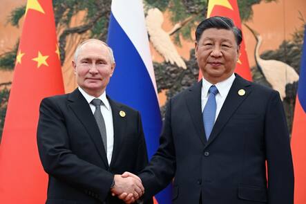 Putin und Xi sprachen von ihrer «grenzenlosen» Freundschaft – und verloren kein Wort über den Nahost-Konflikt.