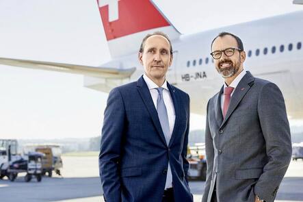 Swiss-CEO Dieter Vranckx (l.) und Finanzchef Markus Binkert.
