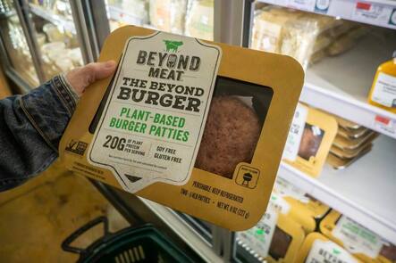Die Packungen von Beyond Meat