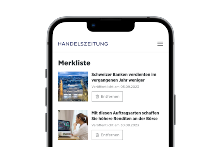Merkliste HZ App