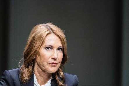 Foto: Stefan Bohrer, Basel, 24.4.24: Barbara Levi, an der UBS Generalversammlung