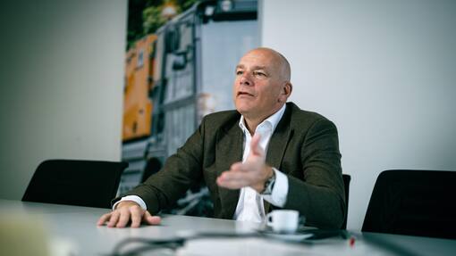 «Peter Spuhler ist ein extrem guter Coach» Foto: Thomas Meier. Zürich, 12.03.25. Barend Fruithof, CEO Aebi Schmidt.