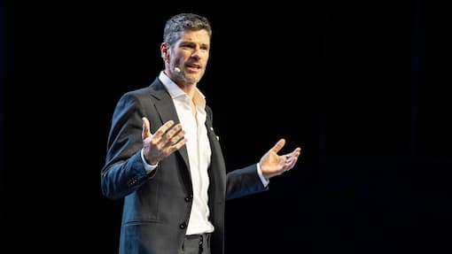 Julius Bärs hoher CEO-Verschleiss – was läuft da schief? 09.01.2025; Zurich: Julius Bär - Town Hall. © Valeriano Di Domenico Stefan Bollinger beim Townhall und während dem Rundgang in den Büros von Julius Bär im Januar 2025.