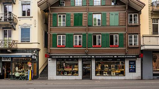 Watches of Switzerland in Interlaken ist konkurs Die Boutique von Watches of Switzerland in Interlaken
