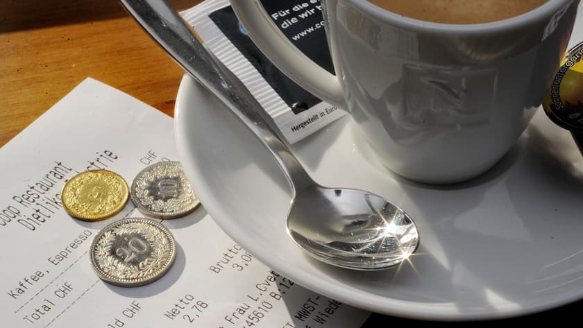 Jährlich wird in der Schweiz rund eine Milliarde Franken an Trinkgeld generiert.