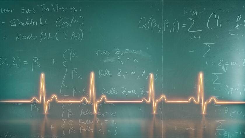 Wandtafel mit Gleichstellungsformelberechnung