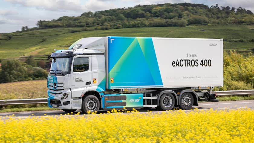 Der neue Mercedes-Benz eActros 400 der zweiten Modellgeneration eActros