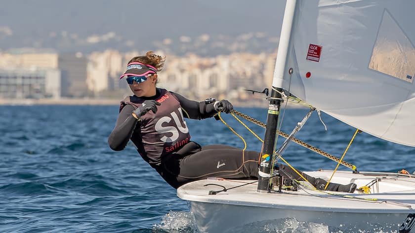 Anja von Allmen erobert von Spiez BE aus die Segelwelt.