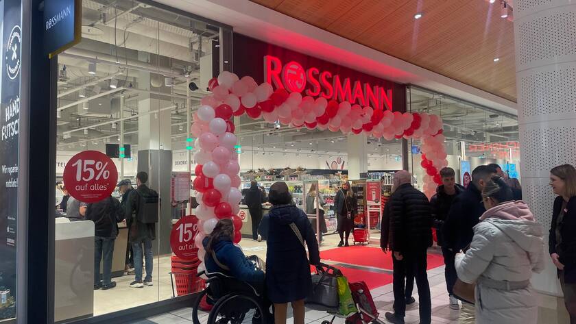 Rossmann Eröffnung Emmen Center LU
