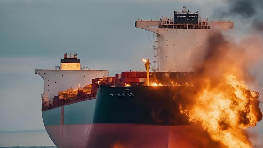 Brände sind ein zentrales Sicherheitsproblem auf grösseren Schiffen.