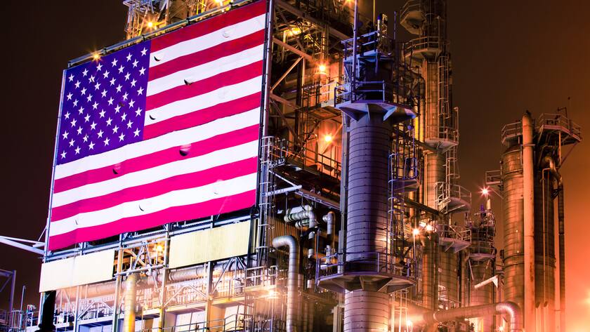 Raffinerie in den USA: Das Wachstum ist eingebrochen.