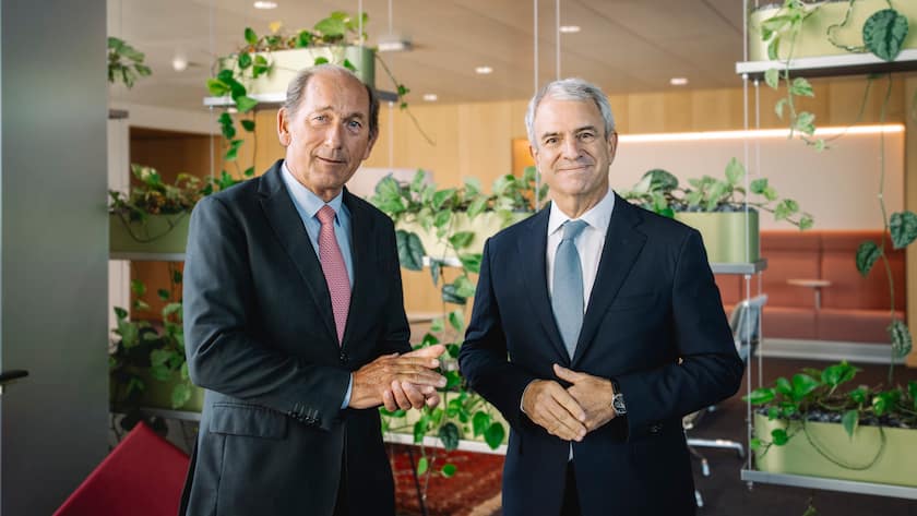 Die Konzernspitze von Nestle: VRP Paul Bulcke (links) und CEO-Laurent Freixe