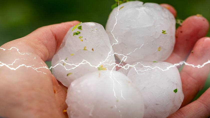 Hagel verursacht in der Schweiz die meisten Schäden.