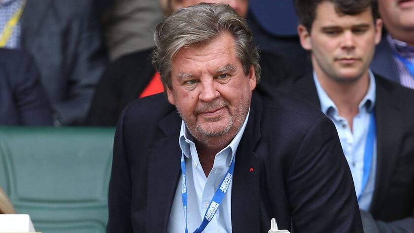 Mandatory Credit: Photo by Matthew Impey/Shutterstock 9489799c Johann Rupert the Saracens joint owner. Saracens v Bath, Rugby Union, Aviva Premiership Final, Twickenham Stadium, Twickenham, UK - 30/05/2015 Saracens v Bath, Rugby Union, Aviva Premiership Final, Twickenham Stadium, Twickenham, UK - 30/05/2015 PUBLICATIONxINxGERxSUIxAUTXHUNxGRExMLTxCYPxROMxBULxUAExKSAxONLY Copyright: xMatthewxImpey/Shutterstockx 9489799c