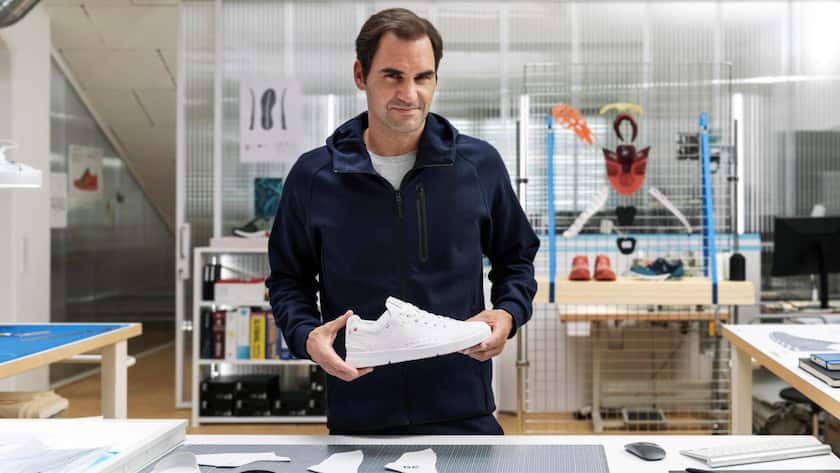 Schweizer Hersteller On bittet Nike und Adidas zum Turnschuh-Kampf Roger präsentiert seinen ersten On Schuh Foto: On