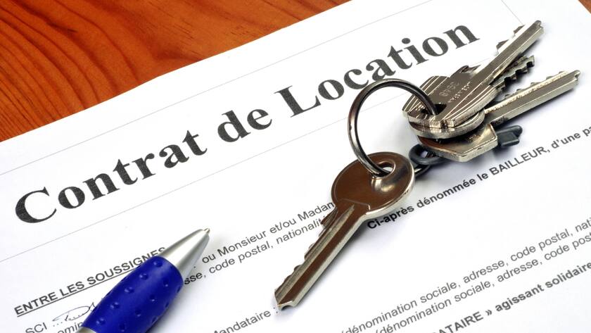 Contrat de location - Contrat de bail - Mietvertrag