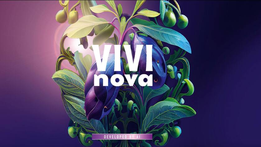 träumerisch: das etikett für vivi nova von midjourney.